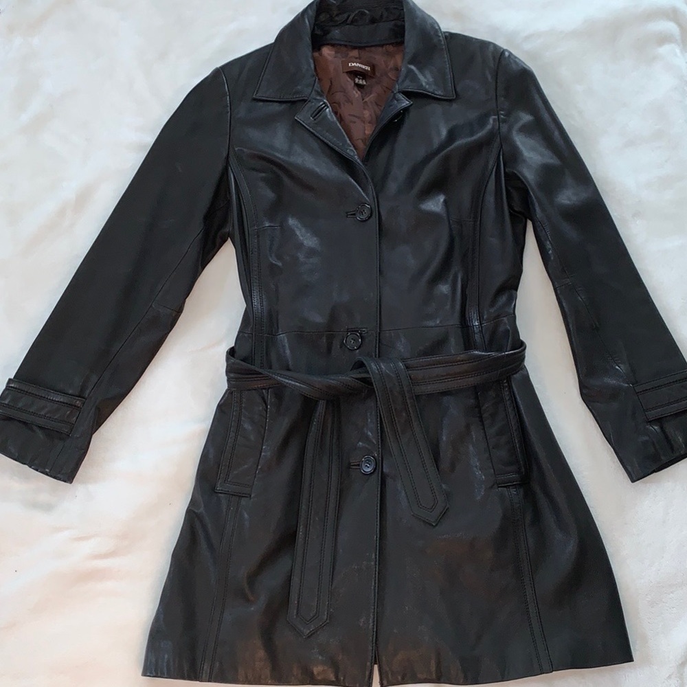 Danier leather trench